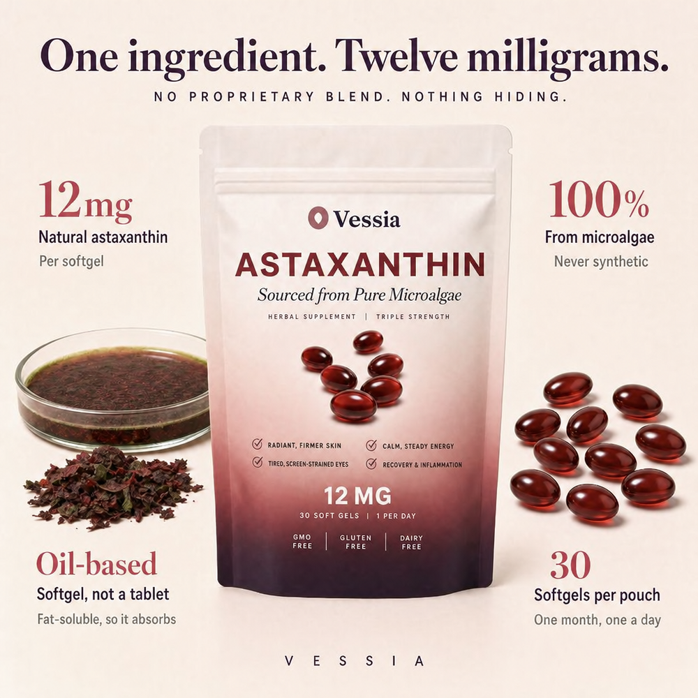 Vessia Astaxanthin 12mg